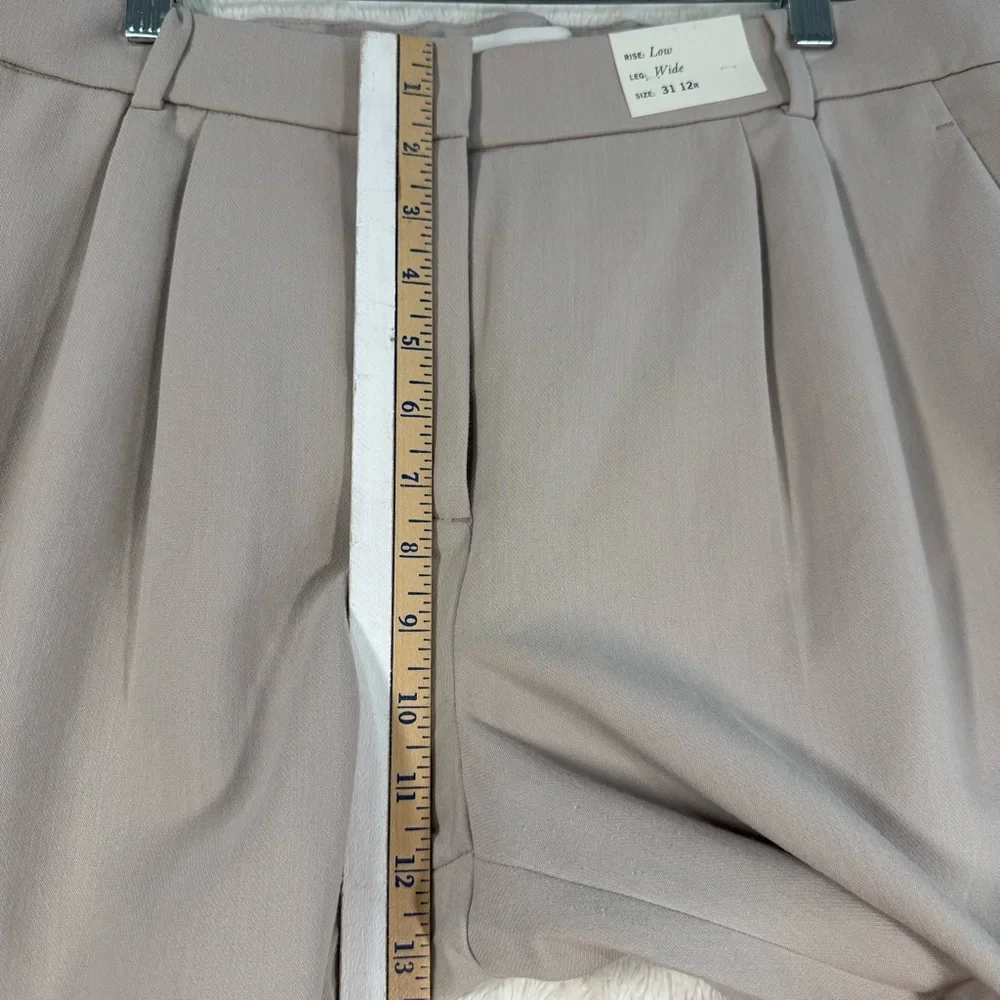 Abercrombie & Fitch Sloane Low Rise Tailored Wide Leg Pant Women’s 12 Career NEW